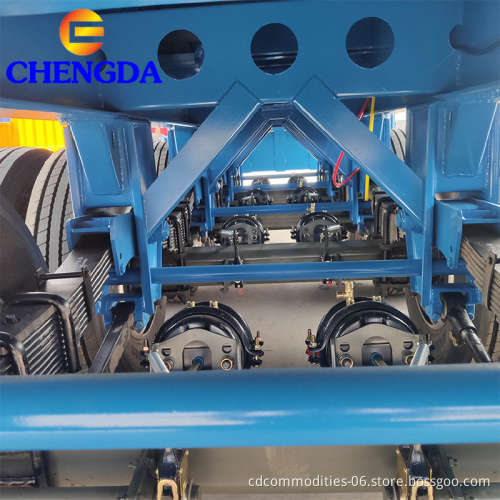 4 assi 60 tonnellate di rimorchio semi -rimorchio a piante da 60 piedi da 60 piedi in vendita